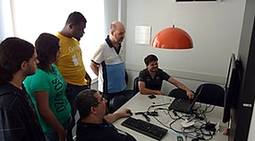 Turma de alunos do I2A2 Brasil 3