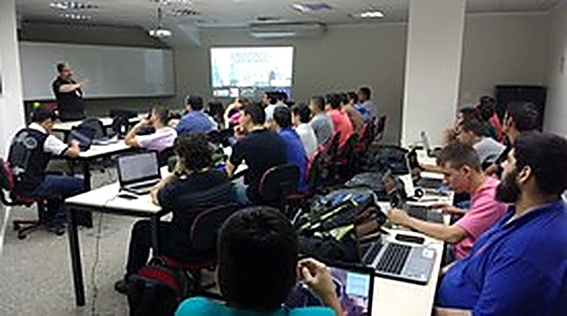 Turma de alunos do I2A2 Brasil 1